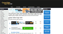Desktop Screenshot of gamesitestop100.net