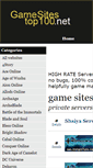 Mobile Screenshot of gamesitestop100.net